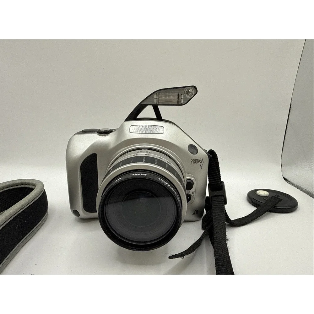 Nikon Pronea S Film Camera APS Silver SLR with Nikon 30-60mm Lens